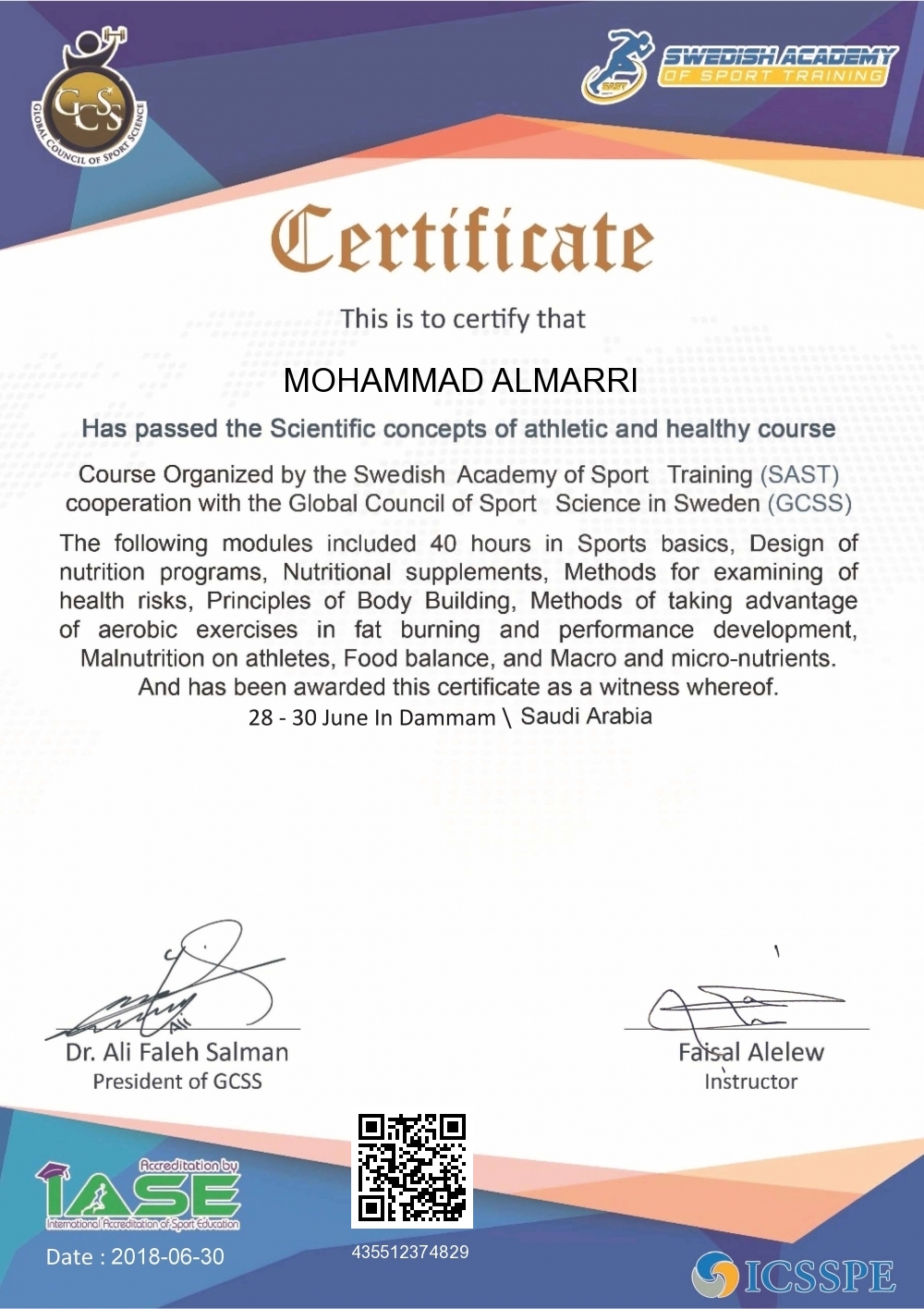 MOHAMMAD ALMARRI